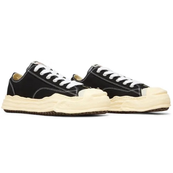Miharayasuhiro Black and Cream Sneakers - Picture 3 of 5